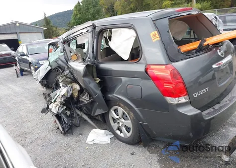 2009 Nissan Quest 3.5 z USA, uszkodzony, nr VIN 5N1BV28U09N107042